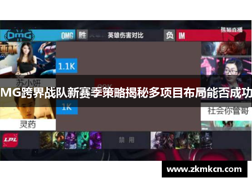 MG跨界战队新赛季策略揭秘多项目布局能否成功